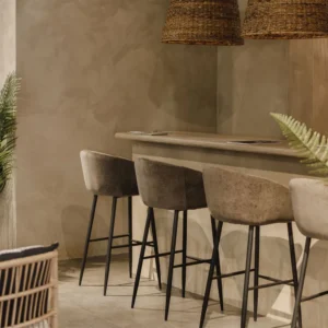 mobiliario-contract-taburete cocina sagari marron 1 1